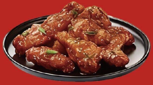 Honey Lemon Glaze Korean Style Fried Chicken